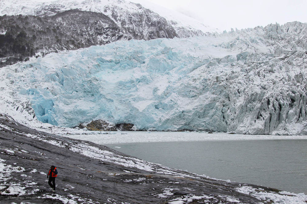 Glaciar Pia: imponente maciço de gelo